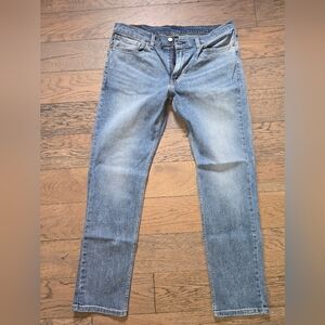 Levi's Blue Straight Jeans with Classic Denim Style Size W36 L32